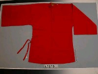 藏品(女子紅毛布大襟衫)的圖片